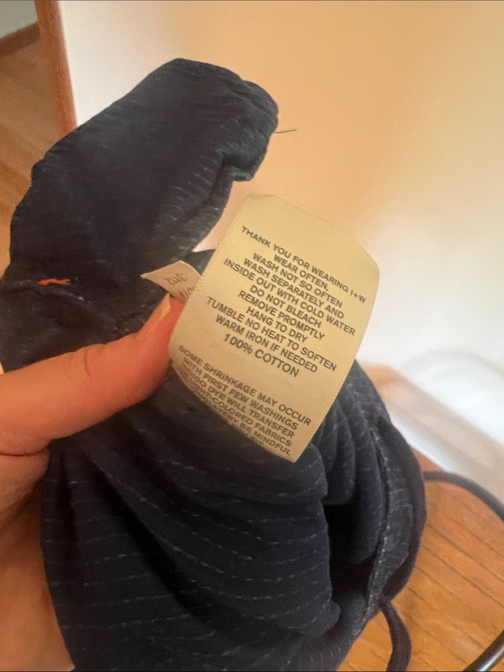 Imogene Willie Flight Sashiko Indigo Pants - Picture 6 of 8